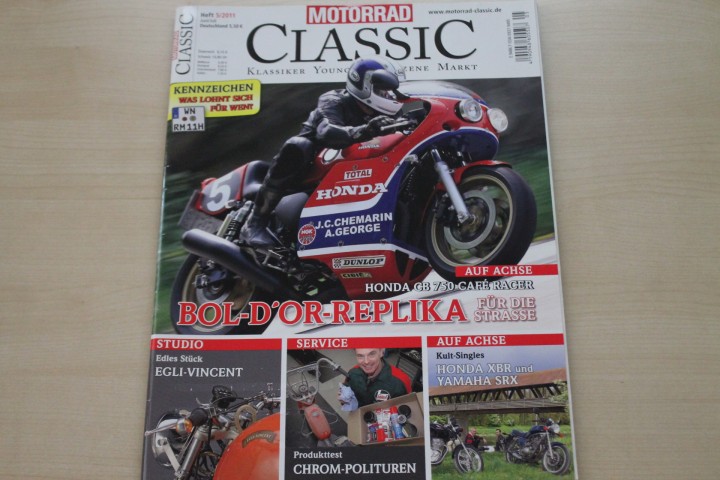 Deckblatt Motorrad Classic (05/2011)